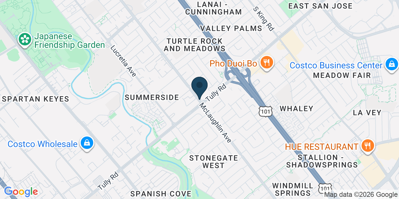 Map showing San Jose, Santa Clara County, CA