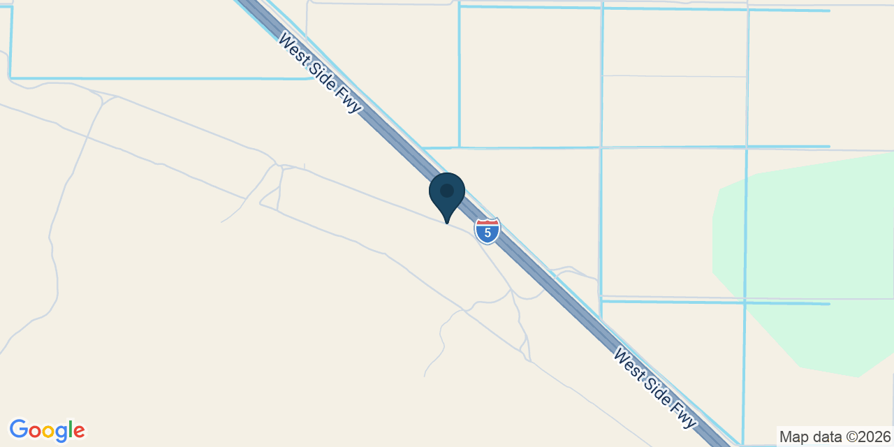 Map showing Fresno County, CA