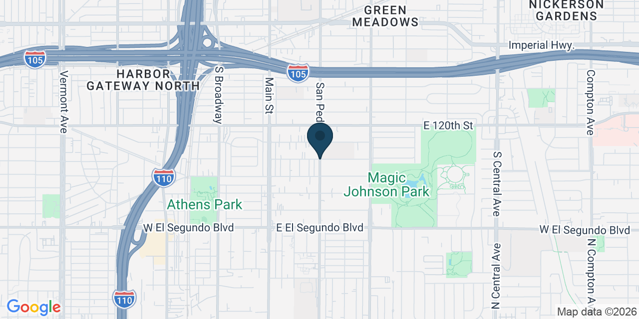 Map showing Los Angeles, Los Angeles County, CA