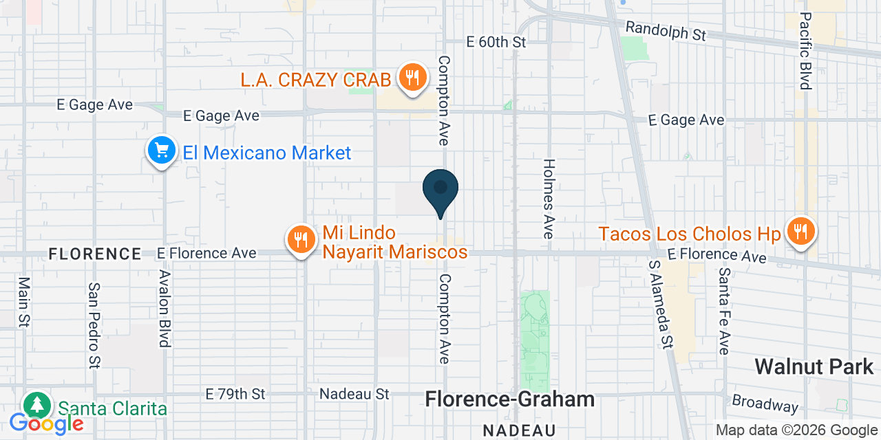 Map showing Los Angeles, Los Angeles County, CA