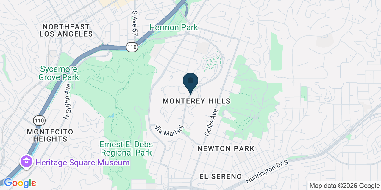 Map showing Los Angeles, Los Angeles County, CA