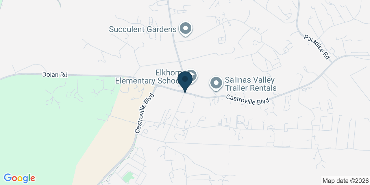 Map showing Elkhorn, Monterey County, CA