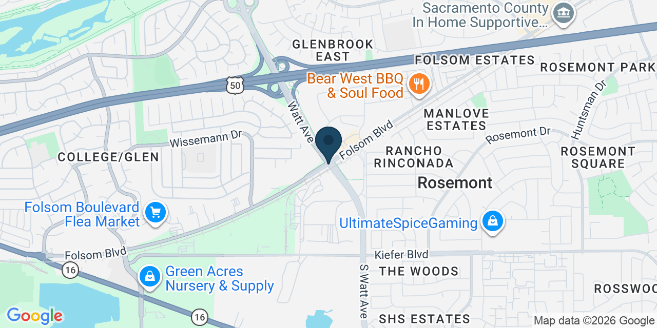 Map showing Sacramento, Sacramento County, CA