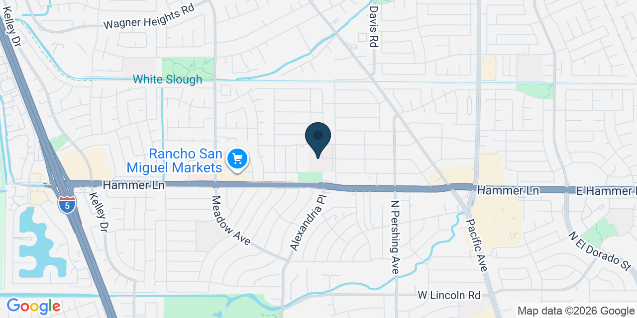 Map showing Stockton, San Joaquin County, CA