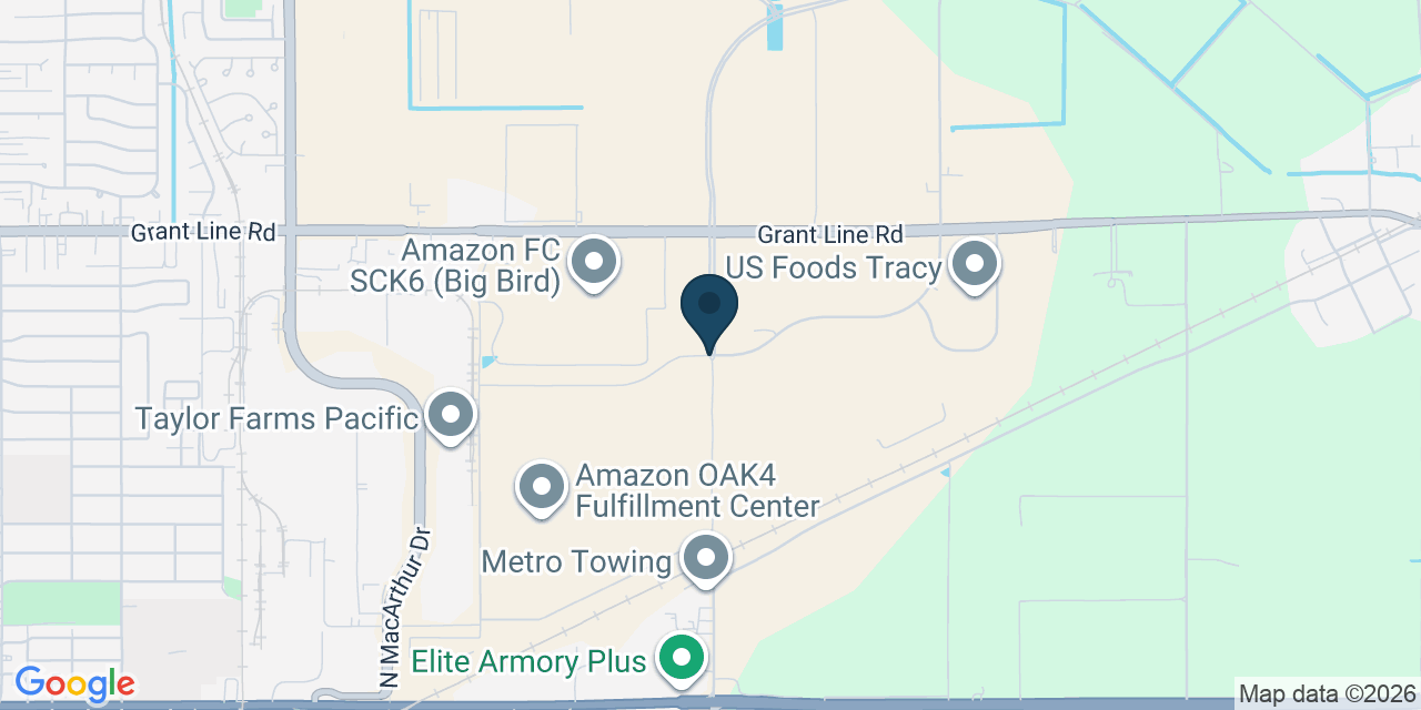 Map showing Tracy, San Joaquin County, CA