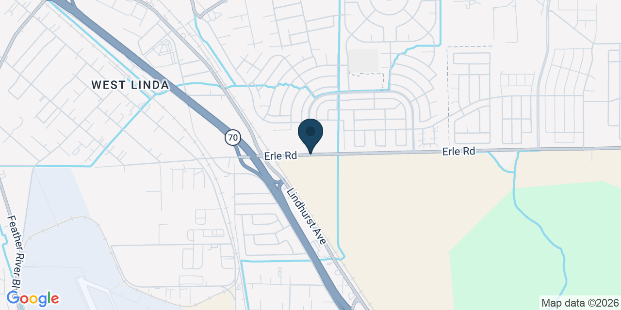 Map showing Yuba County, CA
