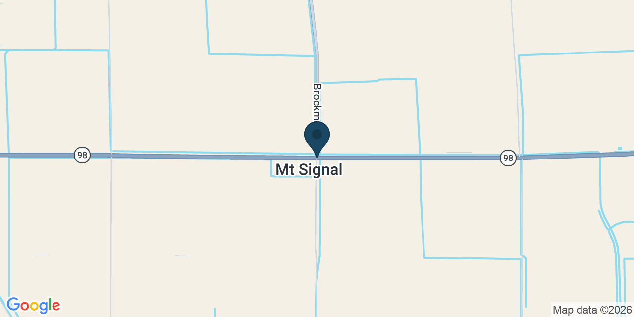 Map showing Imperial County, CA