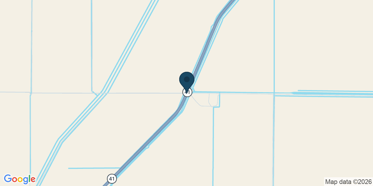 Map showing Kings County, CA