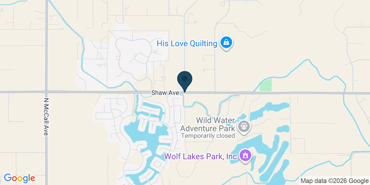 Map showing Fresno County, CA