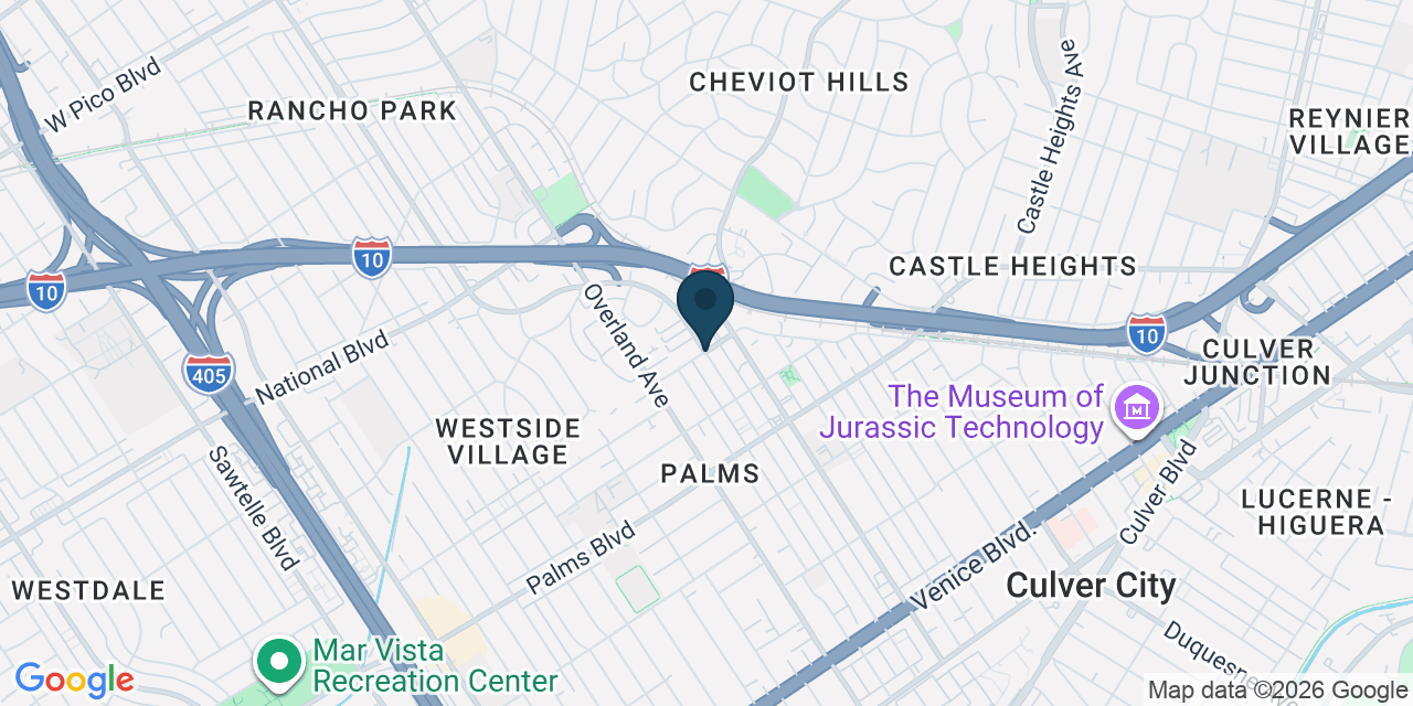 Map showing Los Angeles County, CA