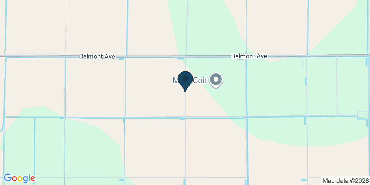 Map showing Fresno County, CA