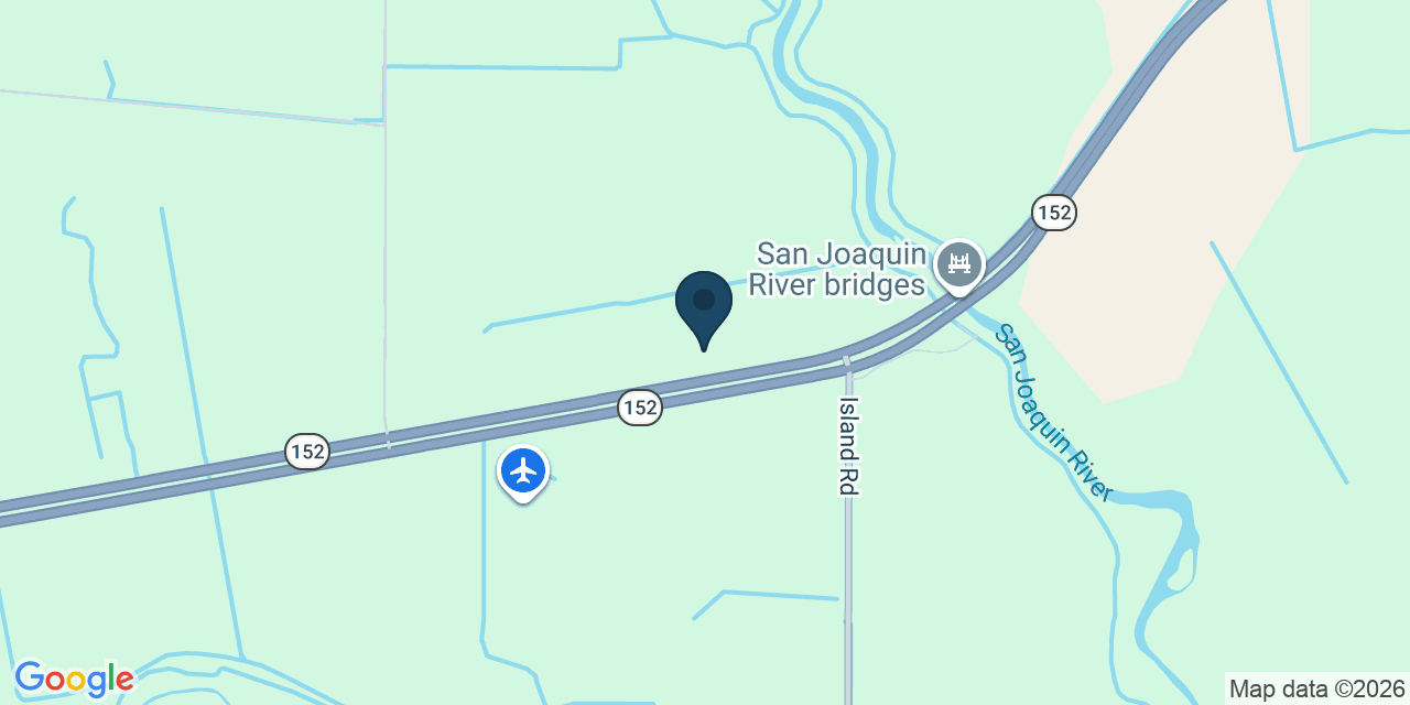 Map showing Dos Palos, Merced County, CA