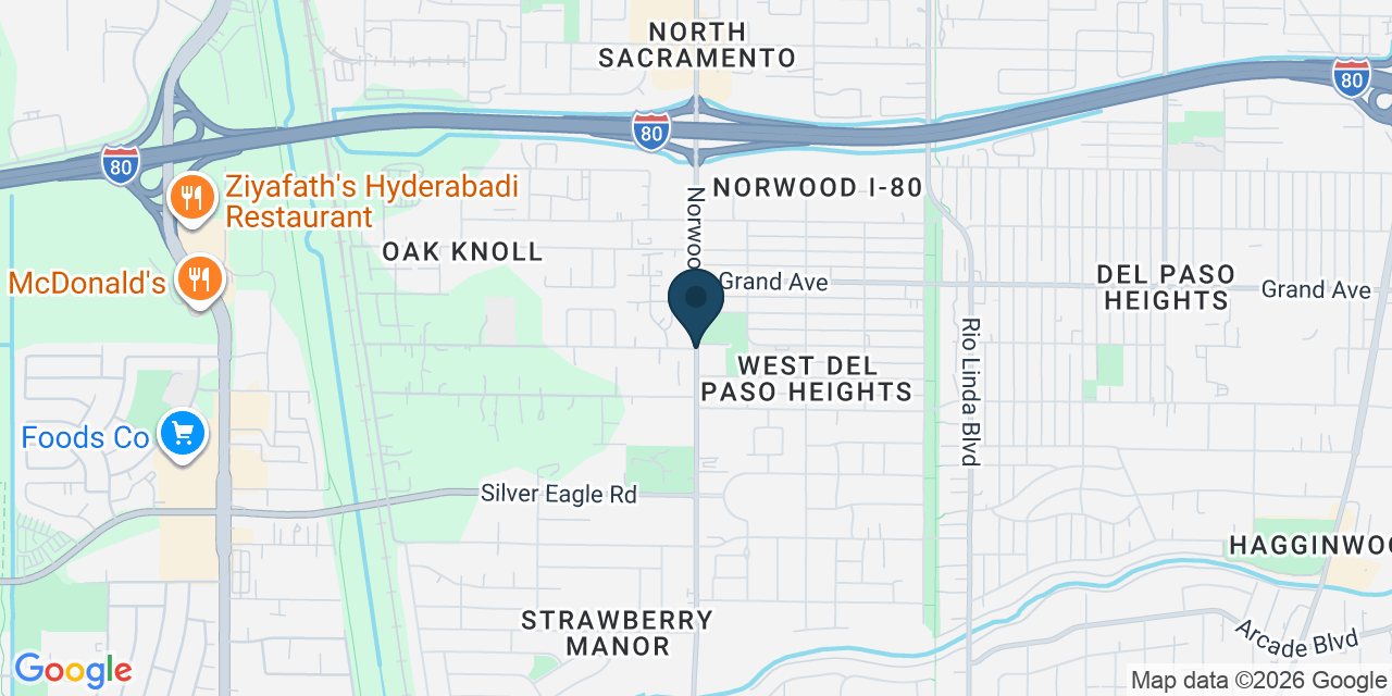 Map showing Sacramento, Sacramento County, CA
