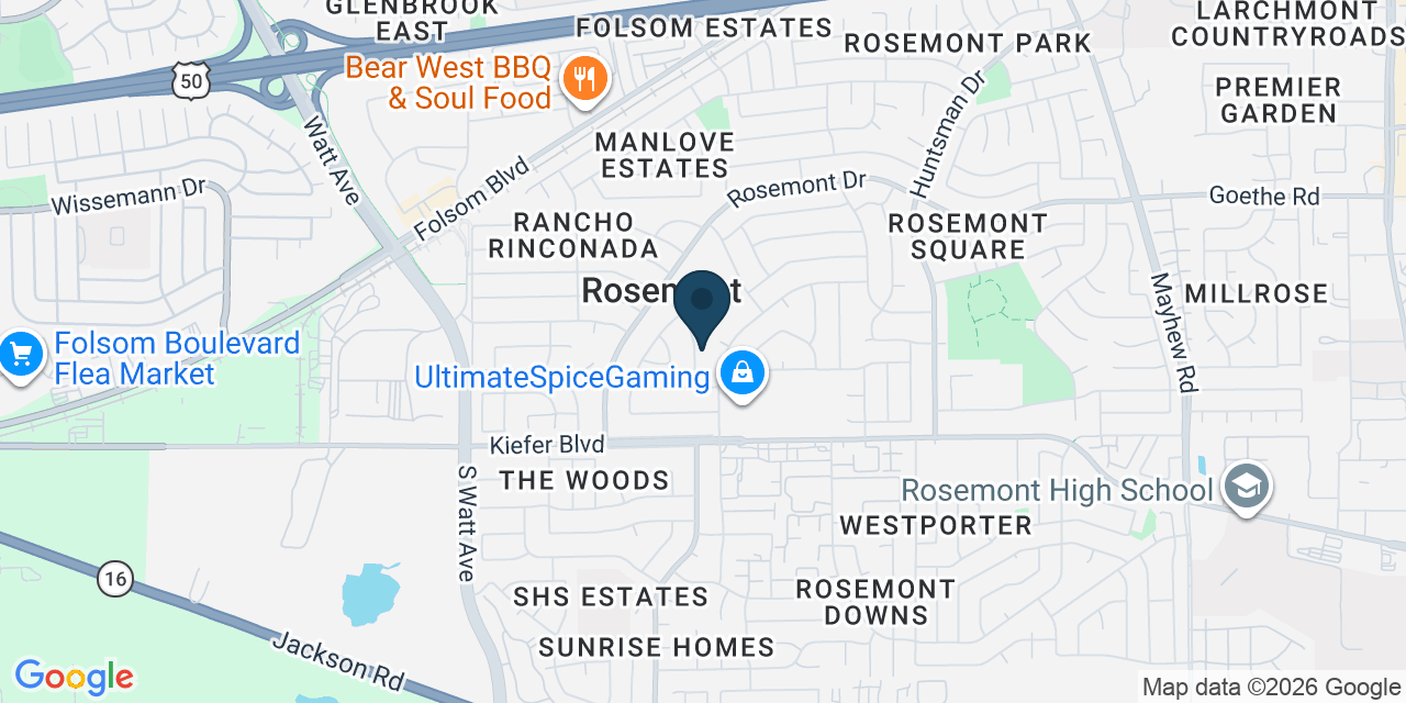 Map showing Sacramento, Sacramento County, CA