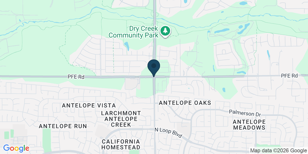 Map showing Placer County, CA