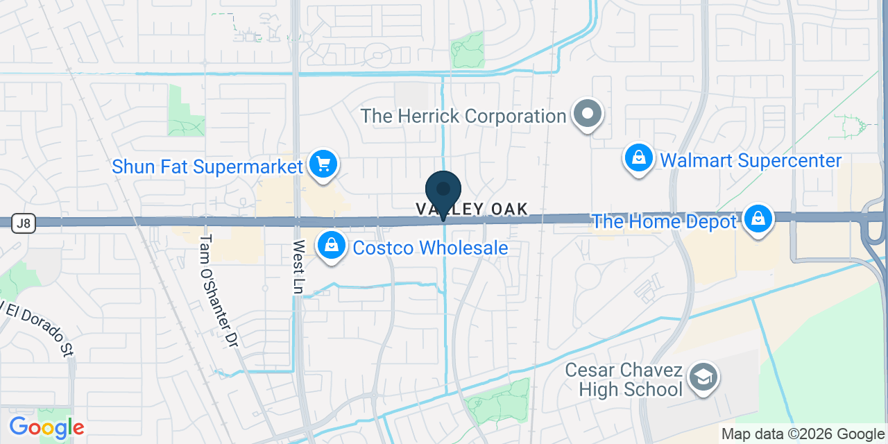 Map showing San Joaquin County, CA