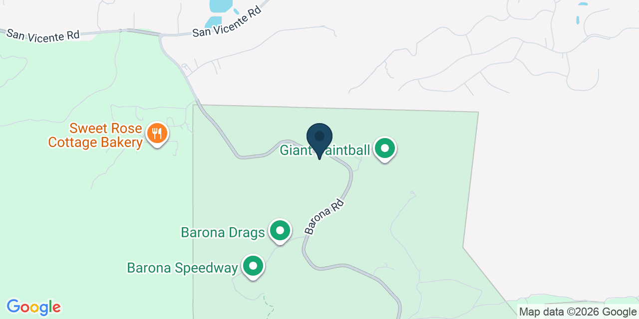 Map showing Ramona, San Diego County, CA