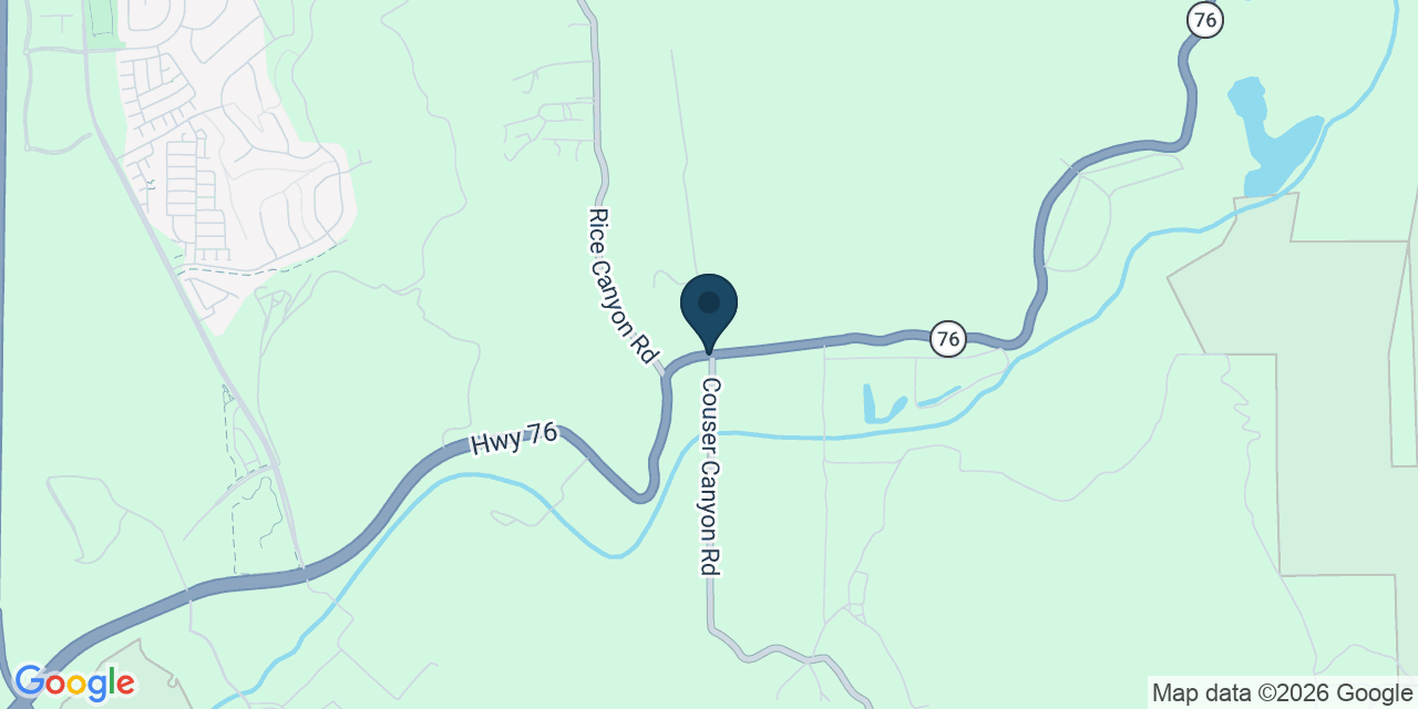 Map showing San Diego County, CA