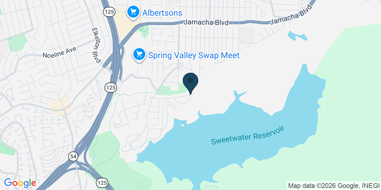 Map showing La Presa, San Diego County, CA