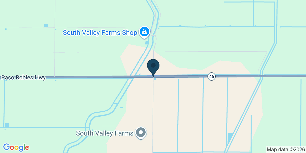 Map showing Kern County, CA