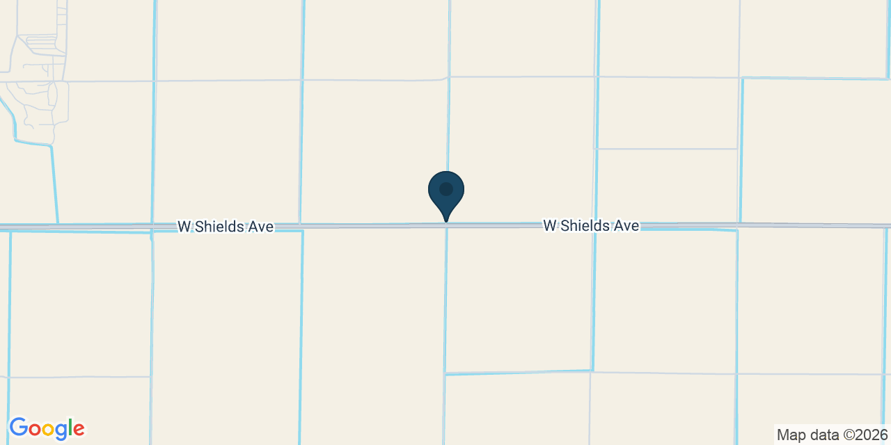 Map showing Fresno County, CA