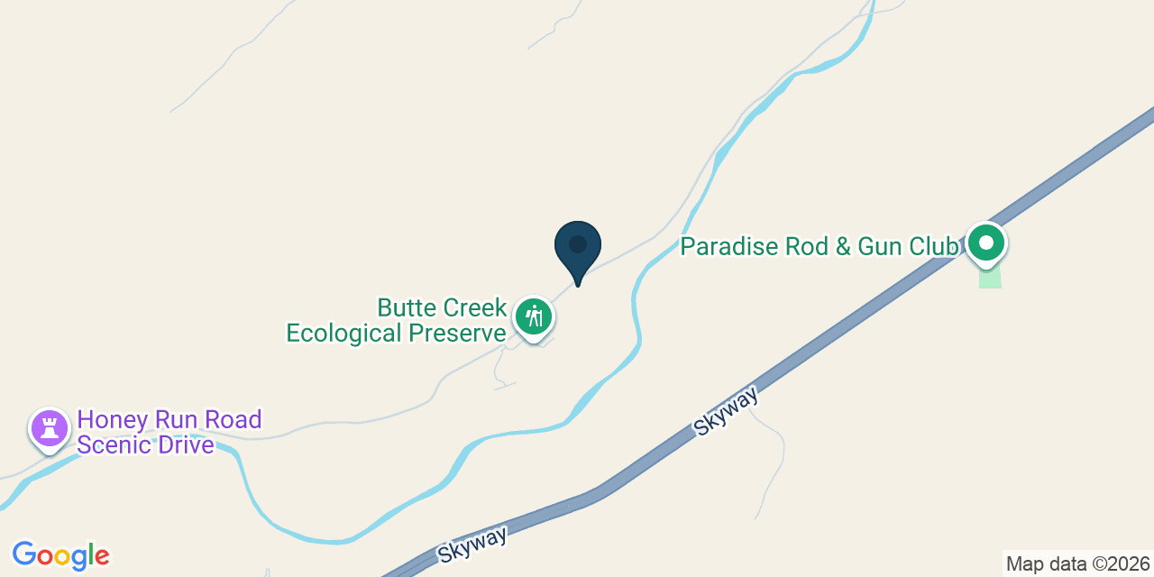 Map showing Chico, Butte County, CA