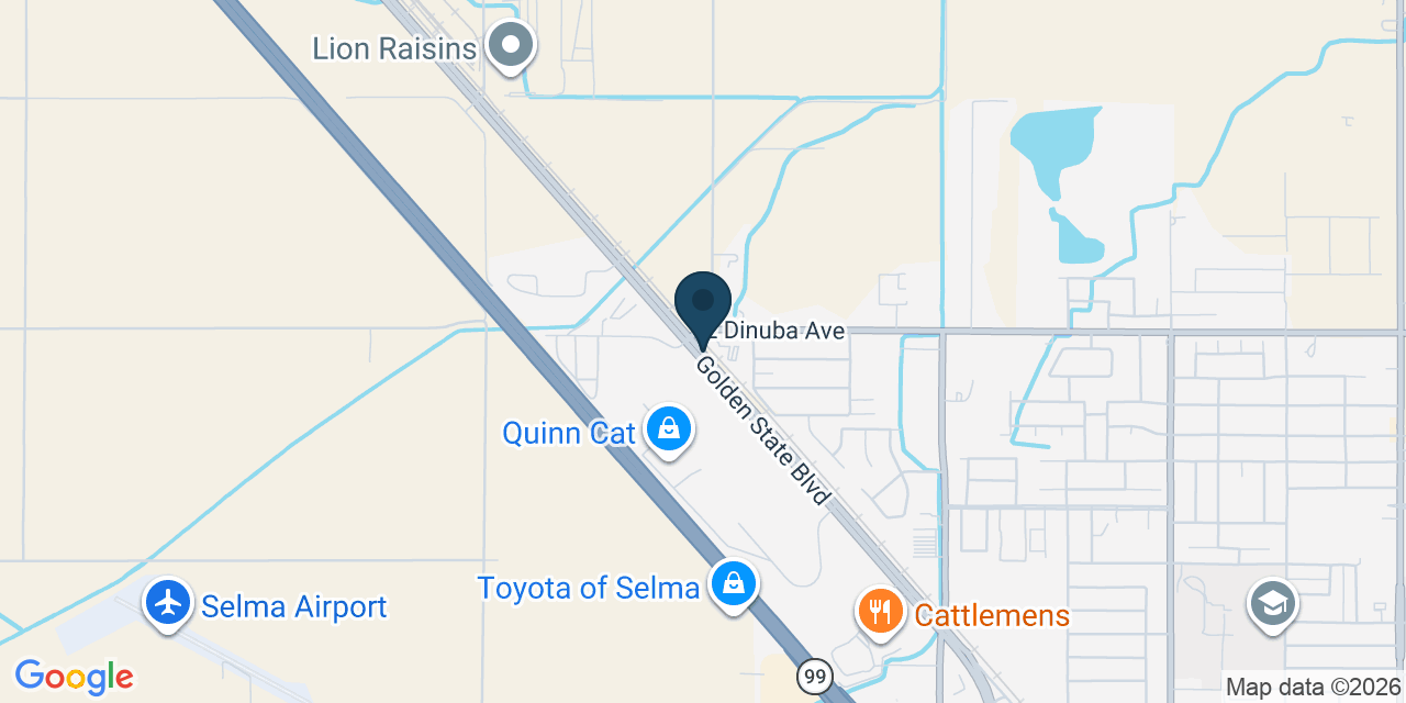Map showing Selma, Fresno County, CA