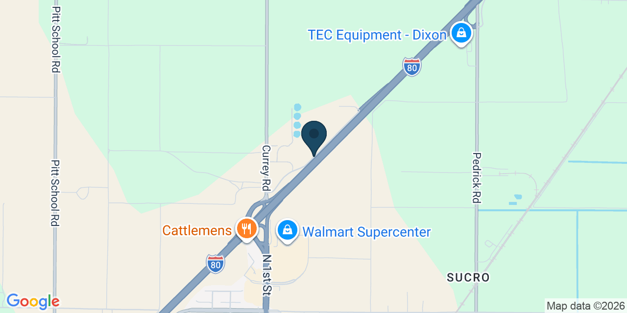 Map showing Dixon, Solano County, CA