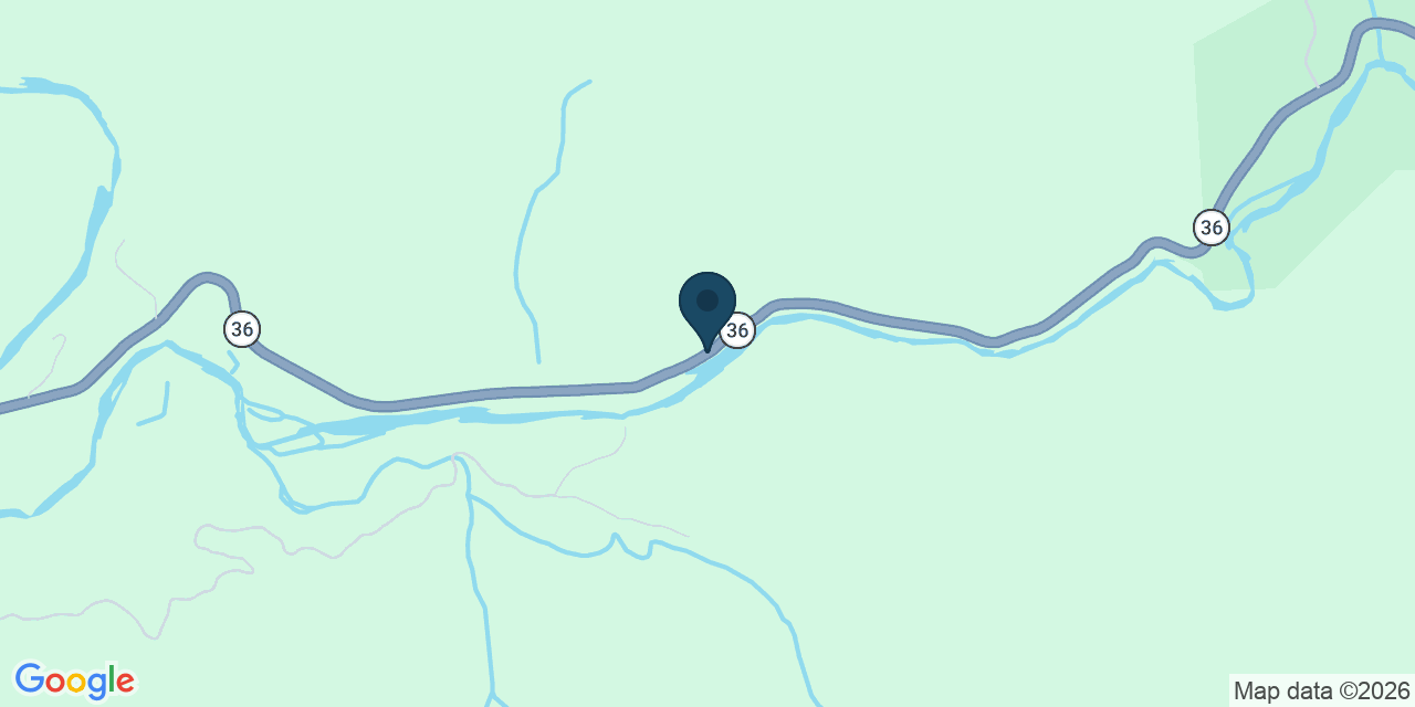 Map showing Carlotta, Humboldt County, CA