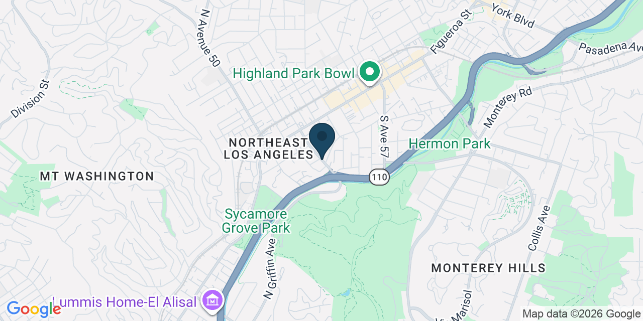 Map showing Los Angeles, Los Angeles County, CA