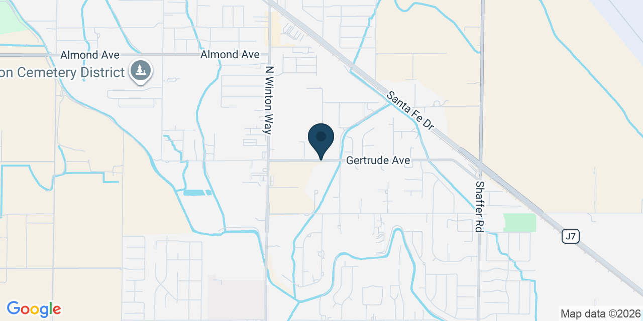 Map showing Merced County, CA
