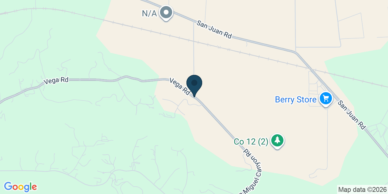 Map showing Monterey County, CA