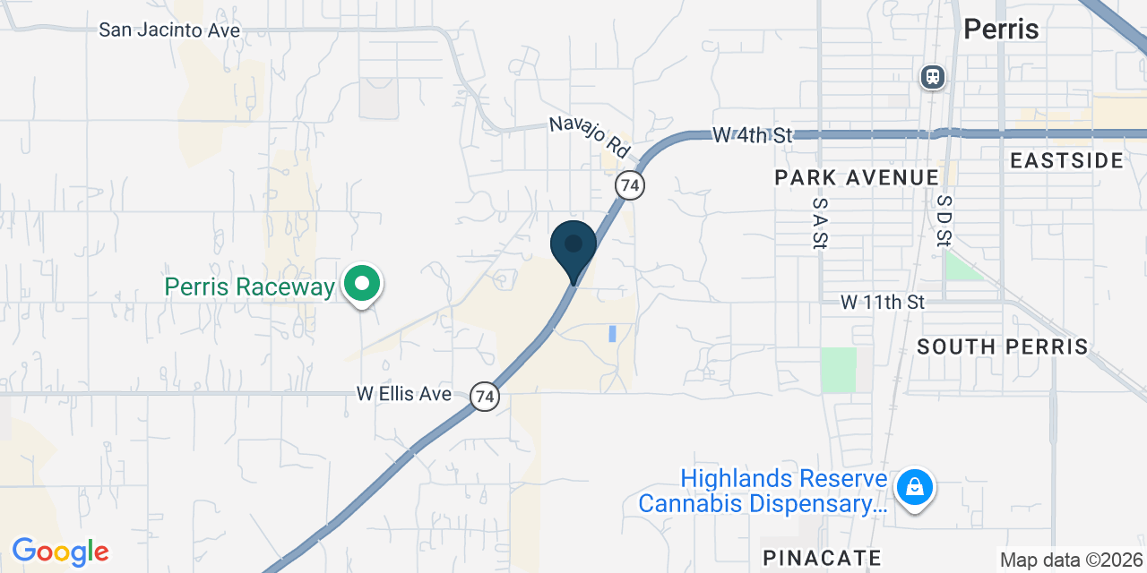 Map showing Good Hope, Riverside County, CA