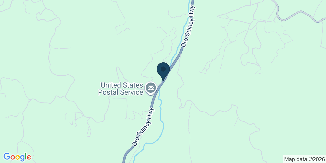 Map showing Berry Creek, Butte County, CA