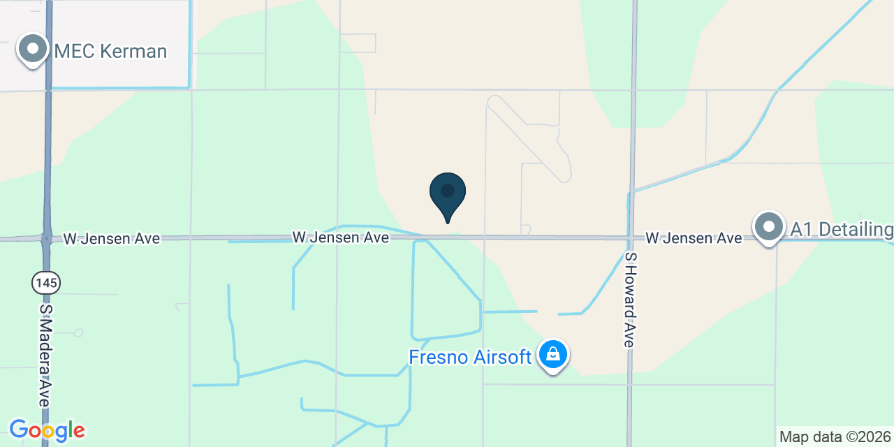 Map showing Kerman, Fresno County, CA