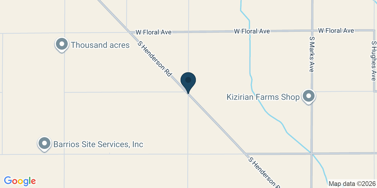 Map showing Fresno County, CA