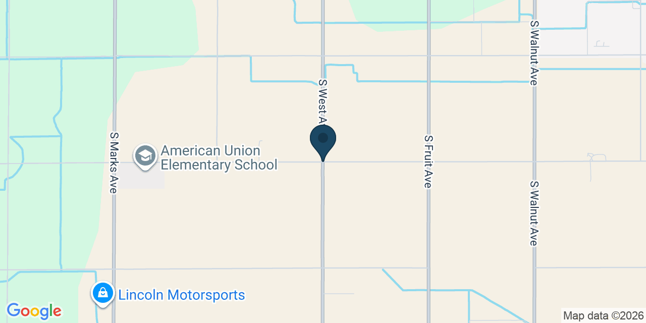 Map showing Fresno County, CA