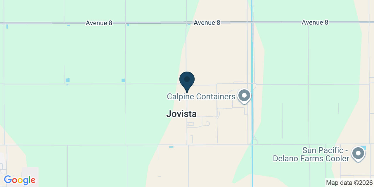 Map showing Delano, Tulare County, CA