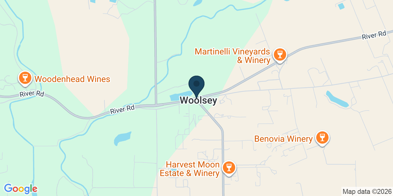 Map showing Sonoma County, CA