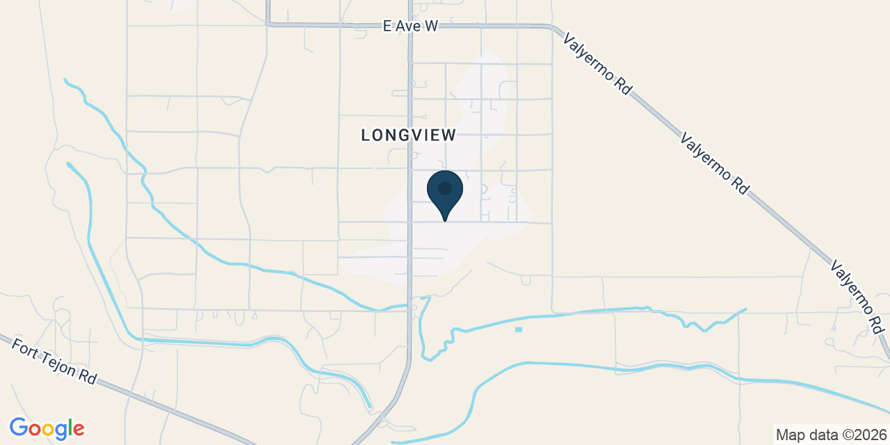 Map showing Pearblossom, Los Angeles County, CA