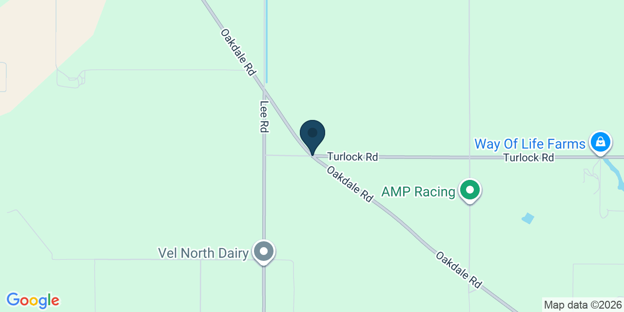 Map showing Merced County, CA