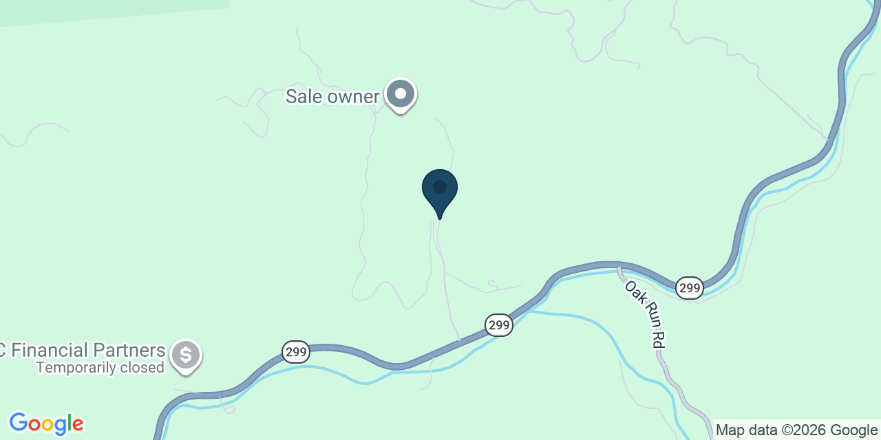 Map showing Shasta County, CA