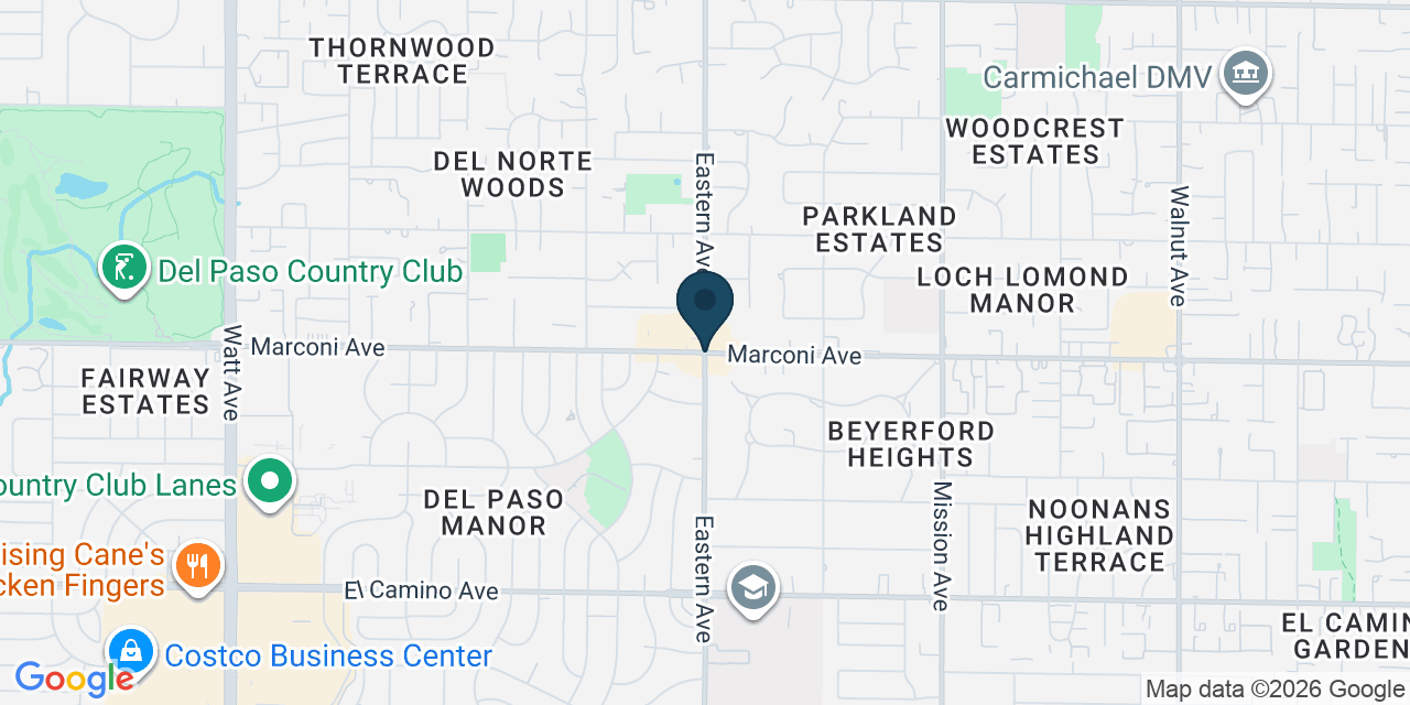 Map showing Arden-Arcade, Sacramento County, CA