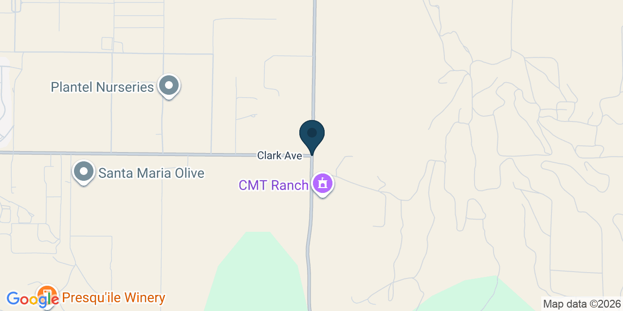 Map showing Santa Barbara County, CA