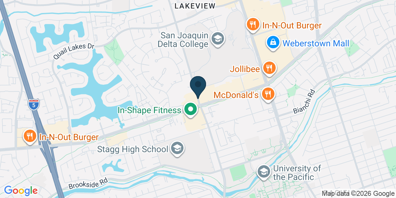 Map showing San Joaquin County, CA
