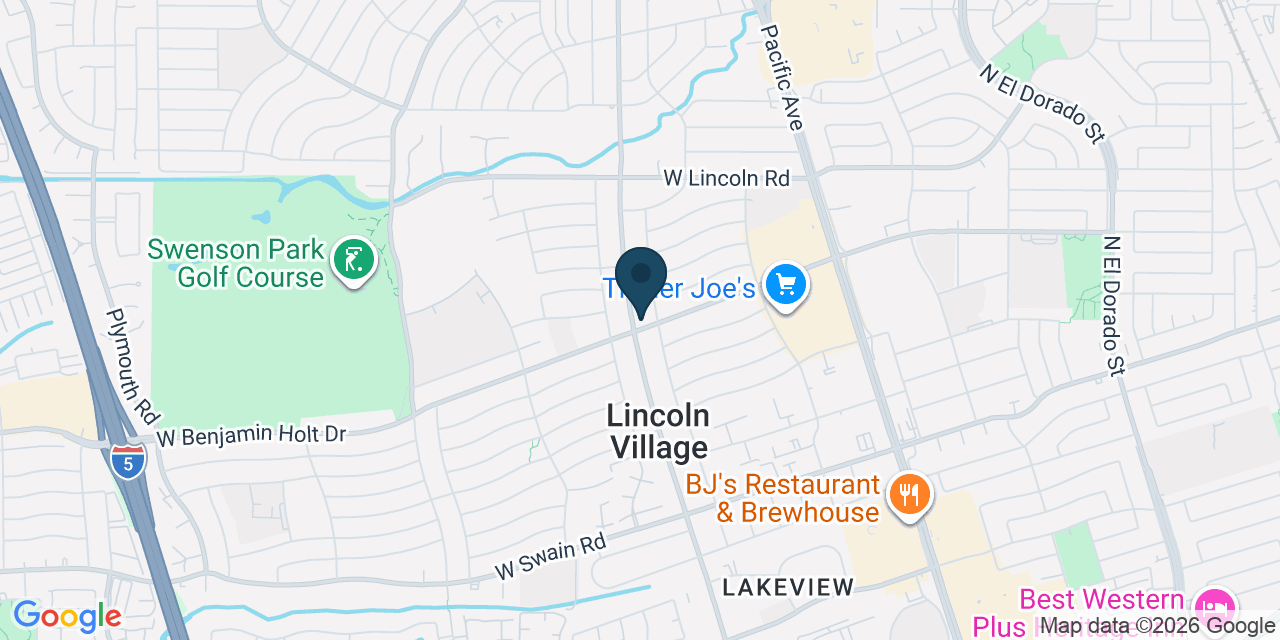 Map showing Stockton, San Joaquin County, CA