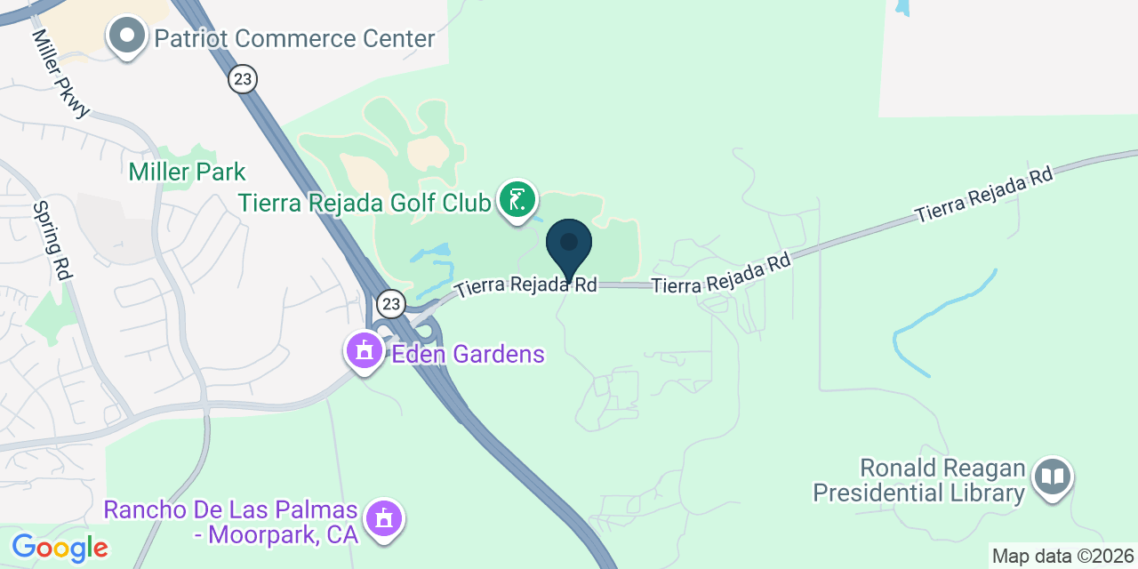 Map showing Ventura County, CA