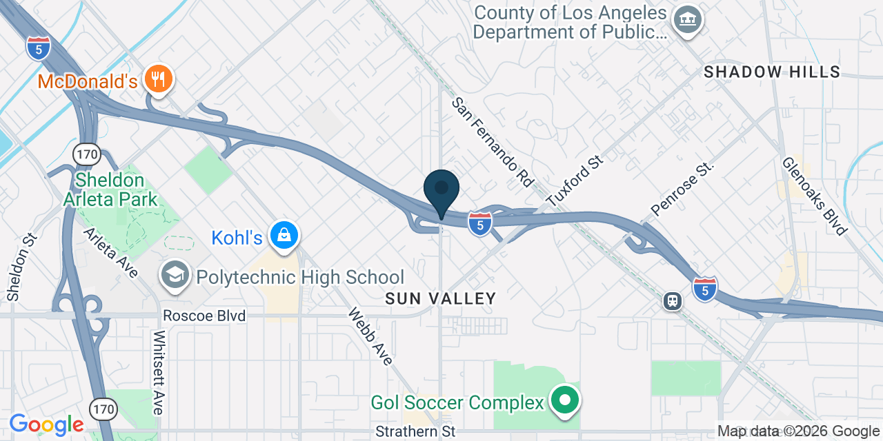 Map showing California