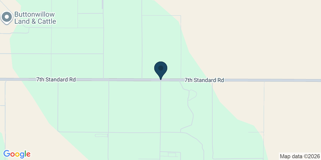 Map showing Kern County, CA