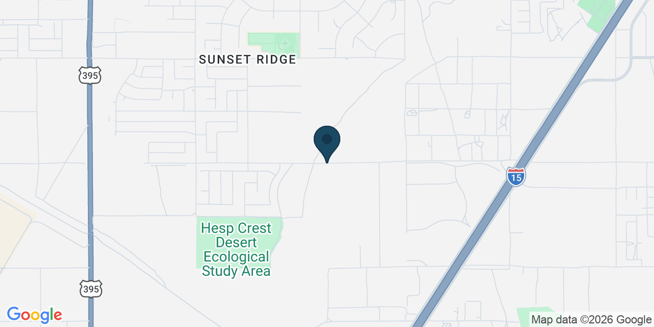 Map showing San Bernardino County, CA